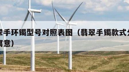 翡翠手环镯型号对照表图（翡翠手镯款式分类及寓意）
