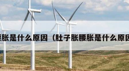 腰胀是什么原因（肚子胀腰胀是什么原因）
