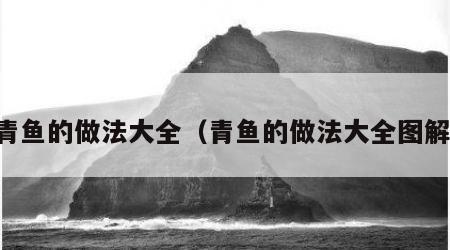 青鱼的做法大全（青鱼的做法大全图解）