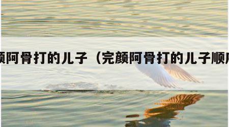 完颜阿骨打的儿子（完颜阿骨打的儿子顺序图）
