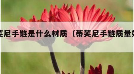 蒂芙尼手链是什么材质（蒂芙尼手链质量好吗）