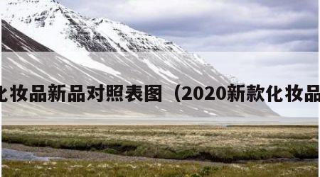 化妆品新品对照表图（2020新款化妆品）