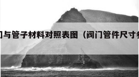 阀门与管子材料对照表图（阀门管件尺寸参考表）