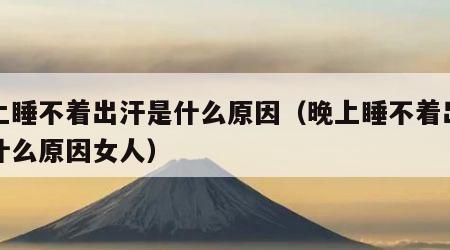 晚上睡不着出汗是什么原因（晚上睡不着出汗是什么原因女人）