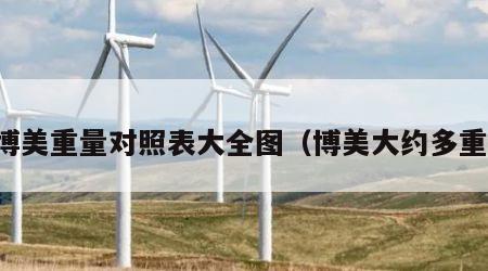 博美重量对照表大全图（博美大约多重）