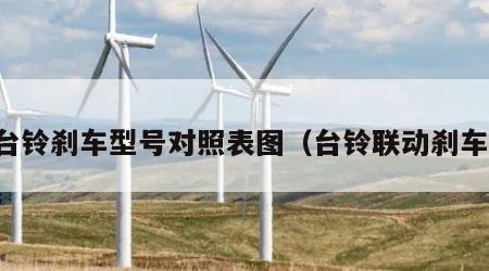 台铃刹车型号对照表图（台铃联动刹车）