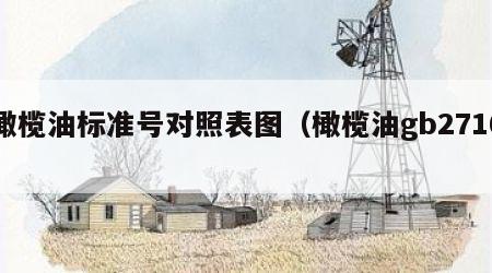 橄榄油标准号对照表图（橄榄油gb2716）