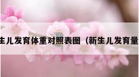 新生儿发育体重对照表图（新生儿发育量表）