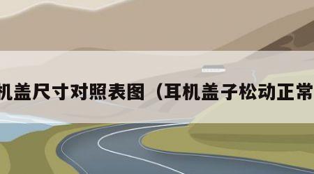 耳机盖尺寸对照表图（耳机盖子松动正常吗）