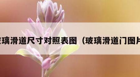 玻璃滑道尺寸对照表图（玻璃滑道门图片）