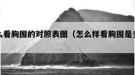 怎么看胸围的对照表图（怎么样看胸围是多少）