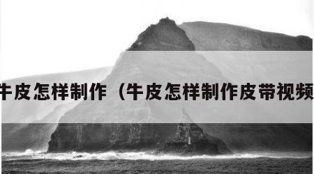牛皮怎样制作（牛皮怎样制作皮带视频）