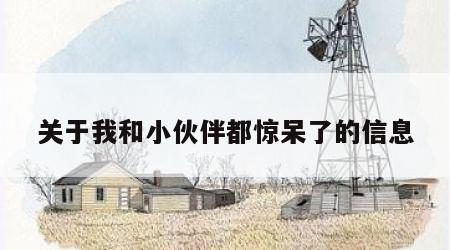 关于我和小伙伴都惊呆了的信息