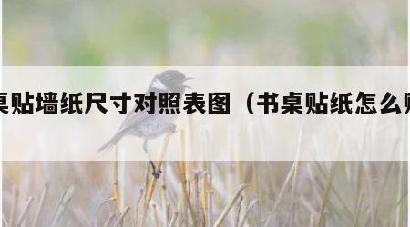 书桌贴墙纸尺寸对照表图（书桌贴纸怎么贴视频）