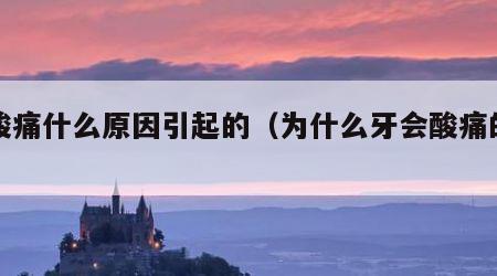 牙酸痛什么原因引起的（为什么牙会酸痛的原因）