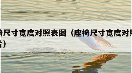 座椅尺寸宽度对照表图（座椅尺寸宽度对照表图片）