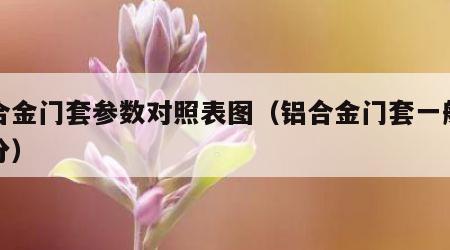 铝合金门套参数对照表图（铝合金门套一般几公分）
