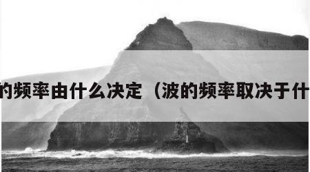波的频率由什么决定（波的频率取决于什么）
