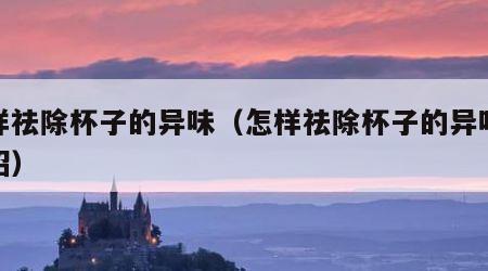 怎样祛除杯子的异味（怎样祛除杯子的异味小妙招）
