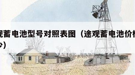 途观蓄电池型号对照表图（途观蓄电池价格是多少）