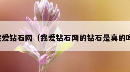 我爱钻石网（我爱钻石网的钻石是真的吗）