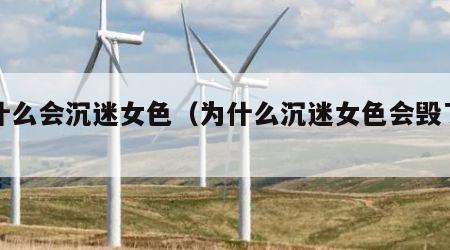 为什么会沉迷女色（为什么沉迷女色会毁了前程）