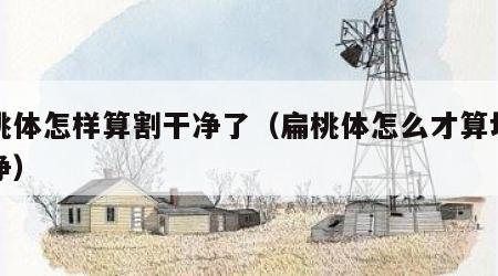 扁桃体怎样算割干净了（扁桃体怎么才算切除干净）