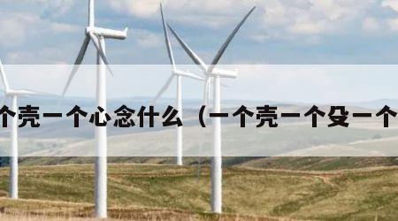 一个壳一个心念什么（一个壳一个殳一个心）