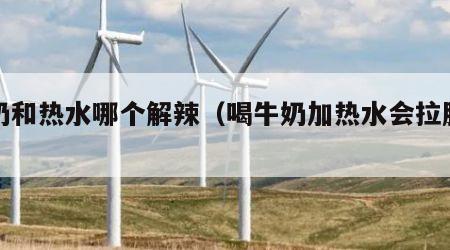 牛奶和热水哪个解辣（喝牛奶加热水会拉肚子吗）