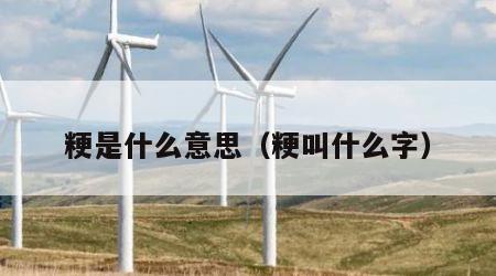 粳是什么意思（粳叫什么字）