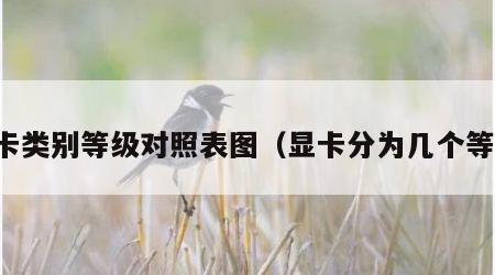 显卡类别等级对照表图（显卡分为几个等级）