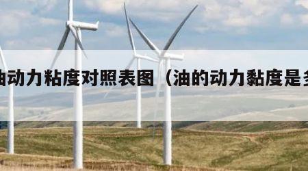 石油动力粘度对照表图（油的动力黏度是多少）