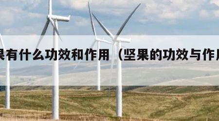 坚果有什么功效和作用（坚果的功效与作用害处）