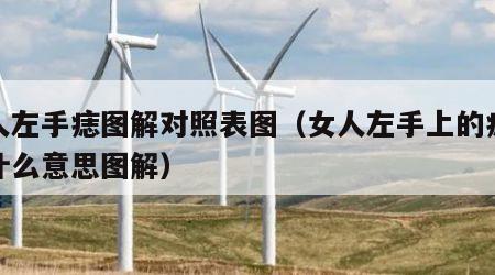 女人左手痣图解对照表图（女人左手上的痣代表什么意思图解）