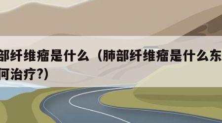 肺部纤维瘤是什么（肺部纤维瘤是什么东西,如何治疗?）