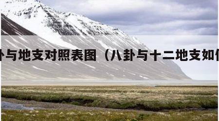 八卦与地支对照表图（八卦与十二地支如何对应）