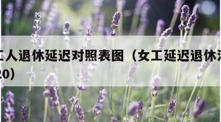 女工人退休延迟对照表图（女工延迟退休消息2020）