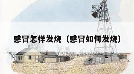 感冒怎样发烧（感冒如何发烧）