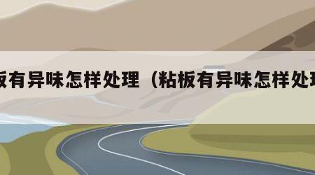 粘板有异味怎样处理（粘板有异味怎样处理干净）
