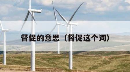 督促的意思（督促这个词）