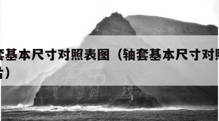 轴套基本尺寸对照表图（轴套基本尺寸对照表图片）