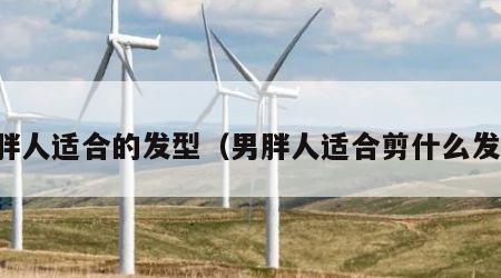 男胖人适合的发型（男胖人适合剪什么发型）
