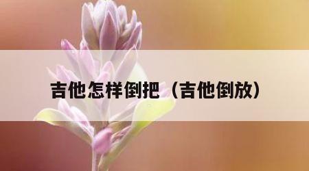 吉他怎样倒把（吉他倒放）