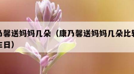 康乃馨送妈妈几朵（康乃馨送妈妈几朵比较好过生日）