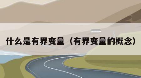 什么是有界变量（有界变量的概念）
