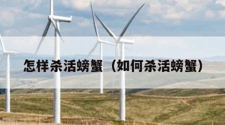 怎样杀活螃蟹（如何杀活螃蟹）