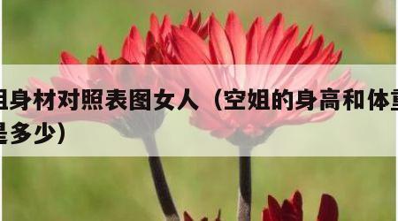 空姐身材对照表图女人（空姐的身高和体重标准是多少）