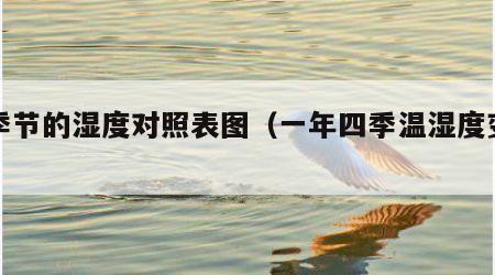 各季节的湿度对照表图（一年四季温湿度变化）
