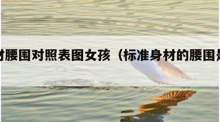 身材腰围对照表图女孩（标准身材的腰围是多少）