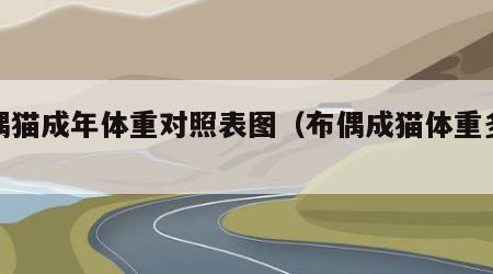 布偶猫成年体重对照表图（布偶成猫体重多少）